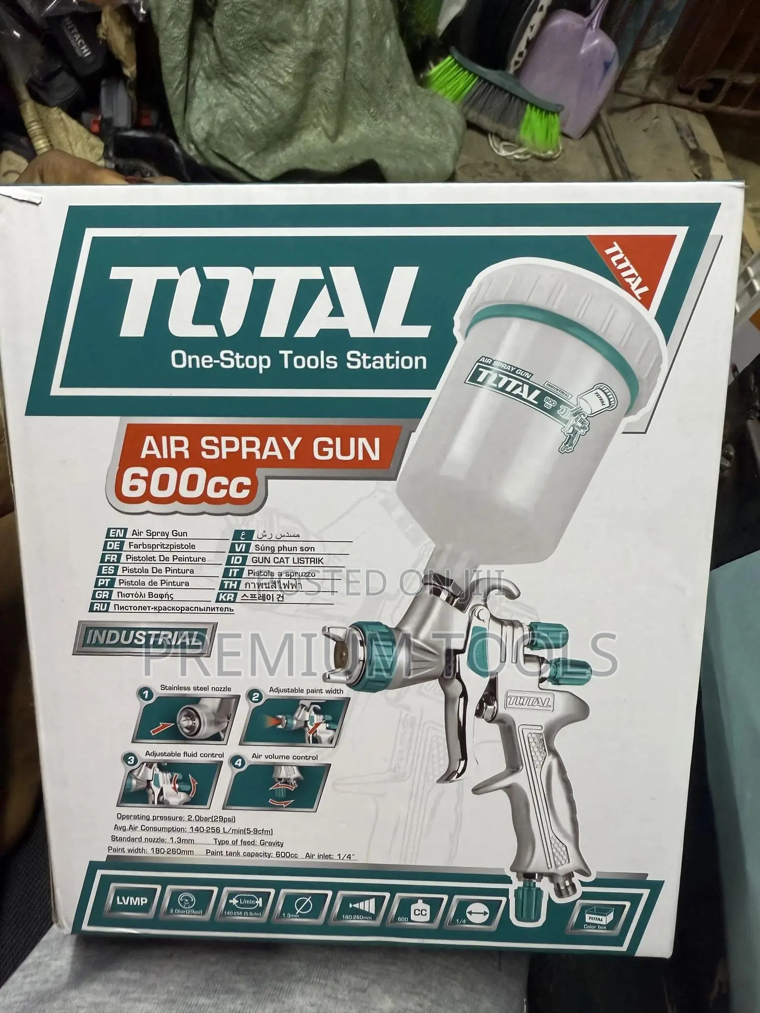 Total Air Spray Gun 600cc