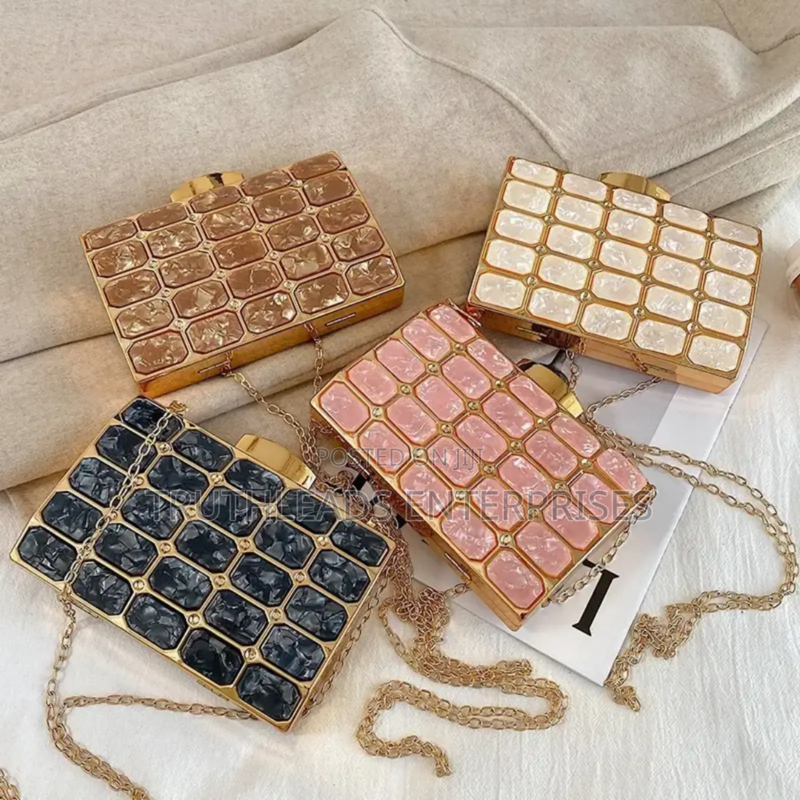 Luxury Acrylic Ladies Wedding Party Clutch Bag