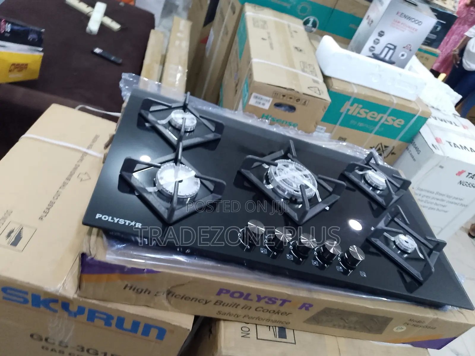 Polystar Proline 5-Burner Gas Hob
