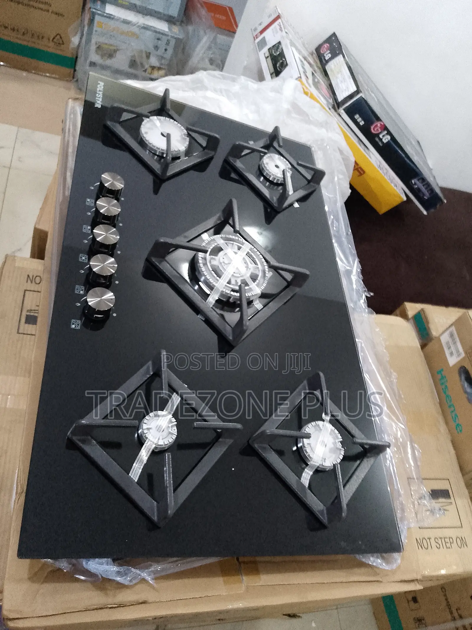 Polystar Ultraglass 5-Burner Gas Cooker.