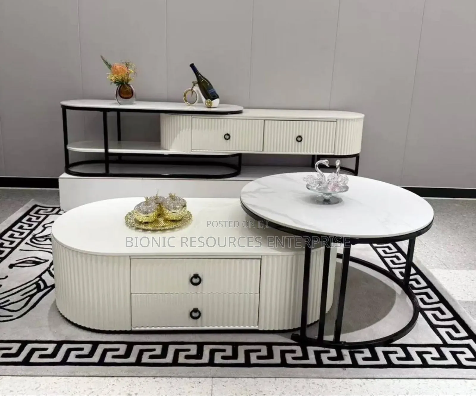 Tv Stand and Center Table Set