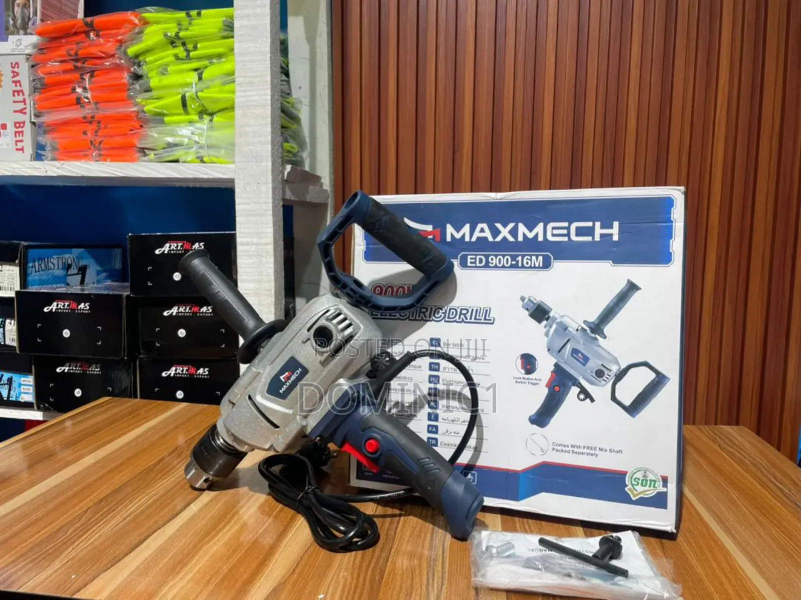 Maxmech Ed 900-16m Electric Drill.
