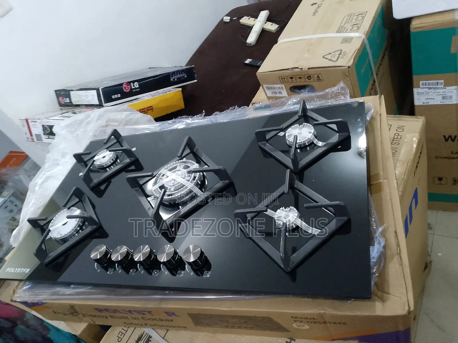Polystar Fire Stone 5-Burner Gas Hob