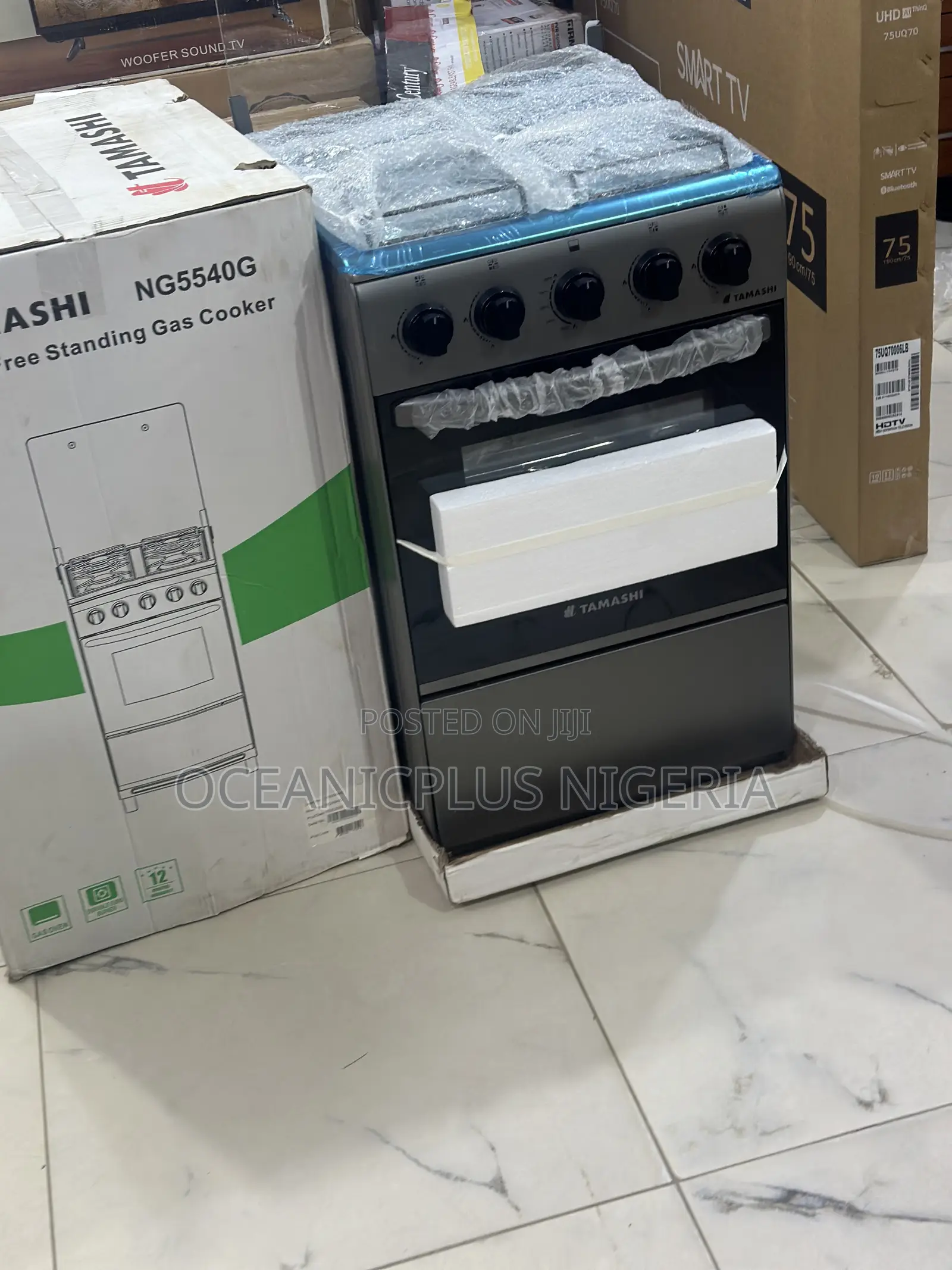 Tamashi 50cm X 50cm 4-Burner Gas Cooker