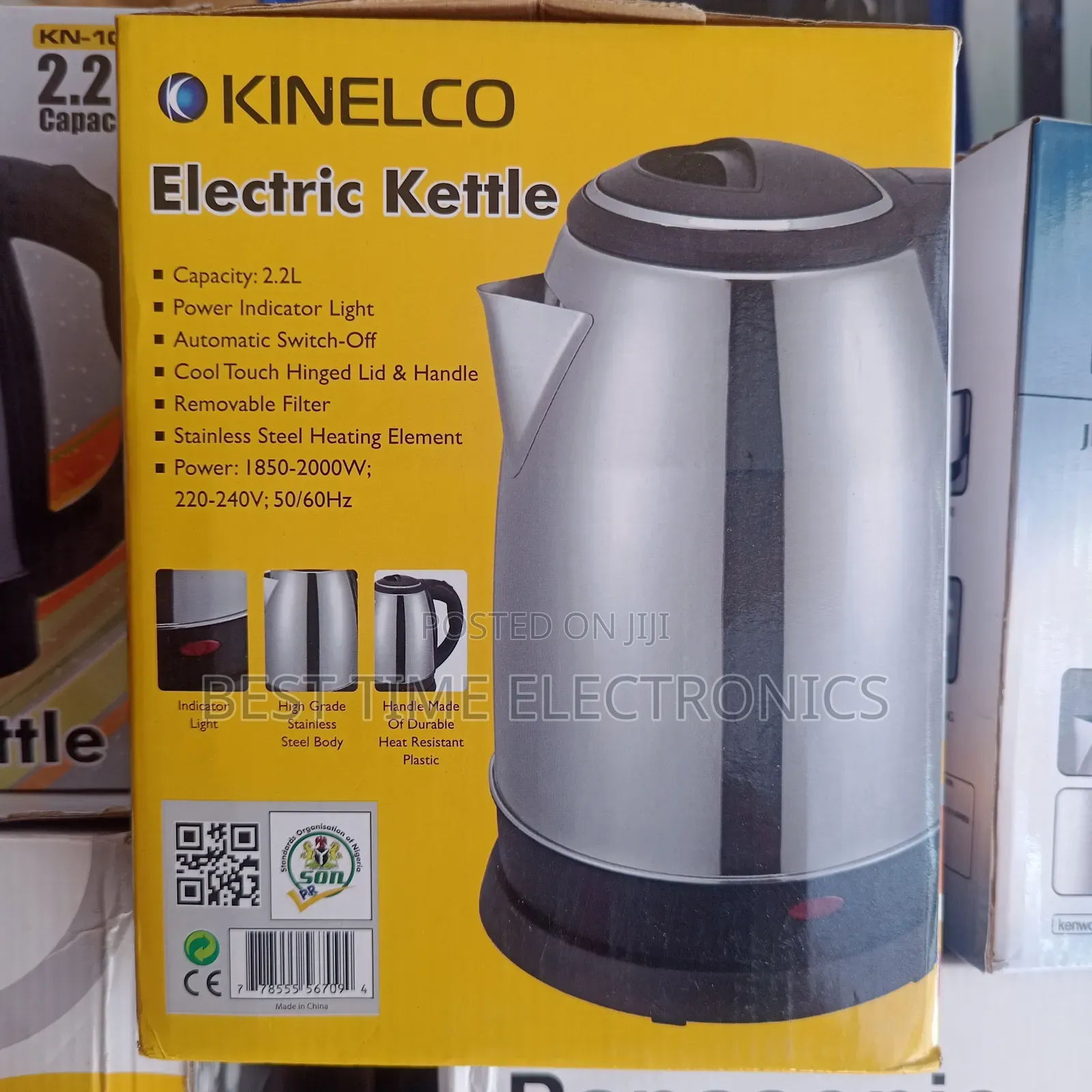 2.2ltr Kinelco Electrical Kettle/Jug