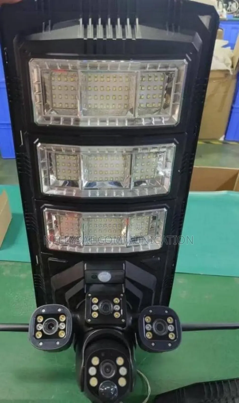 Solar Street Light With Camera Triple Lens V380