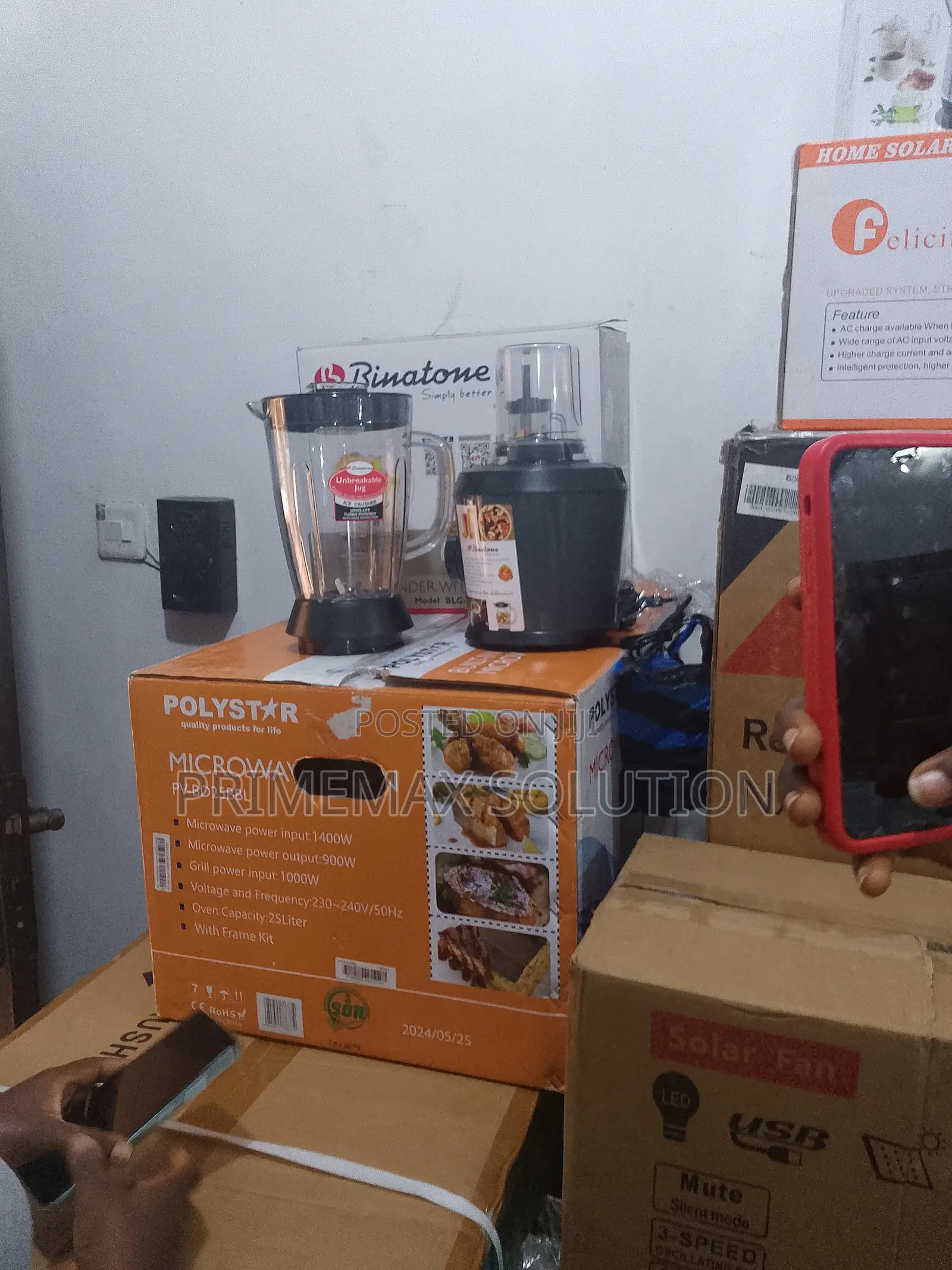 Binatone 1.5l Blender With Grinder – Perfect for Nigerian Kitchens
