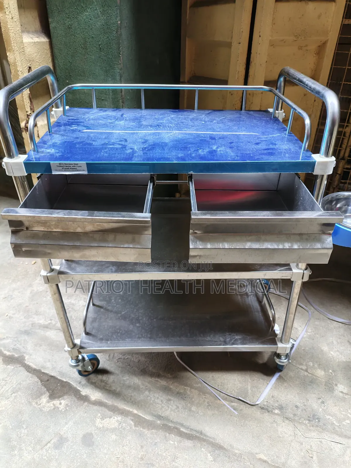 Instrument/Medicine Trolley (2 Drawer)