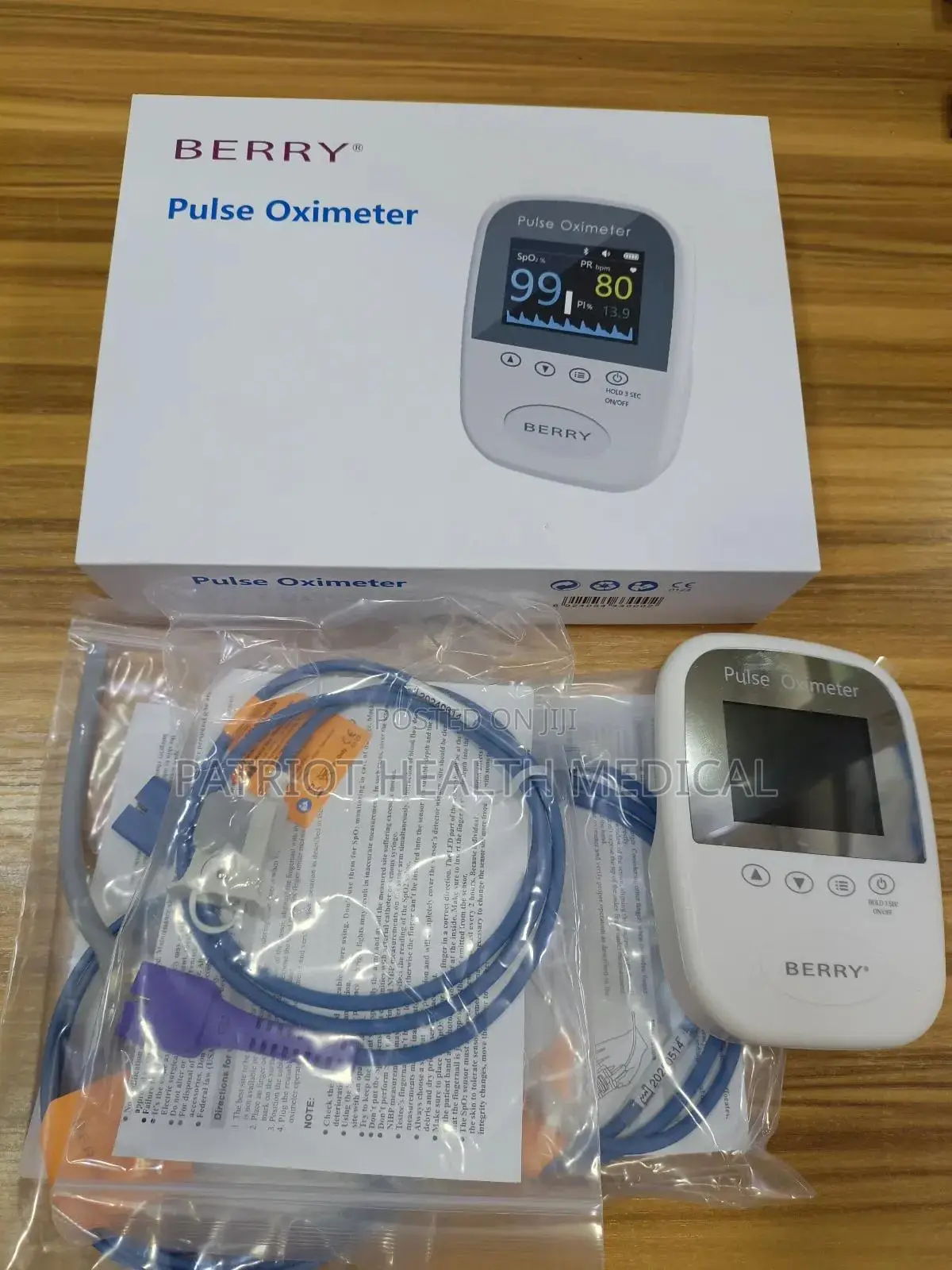 Berry Paulse Oximeter (3 Prop)