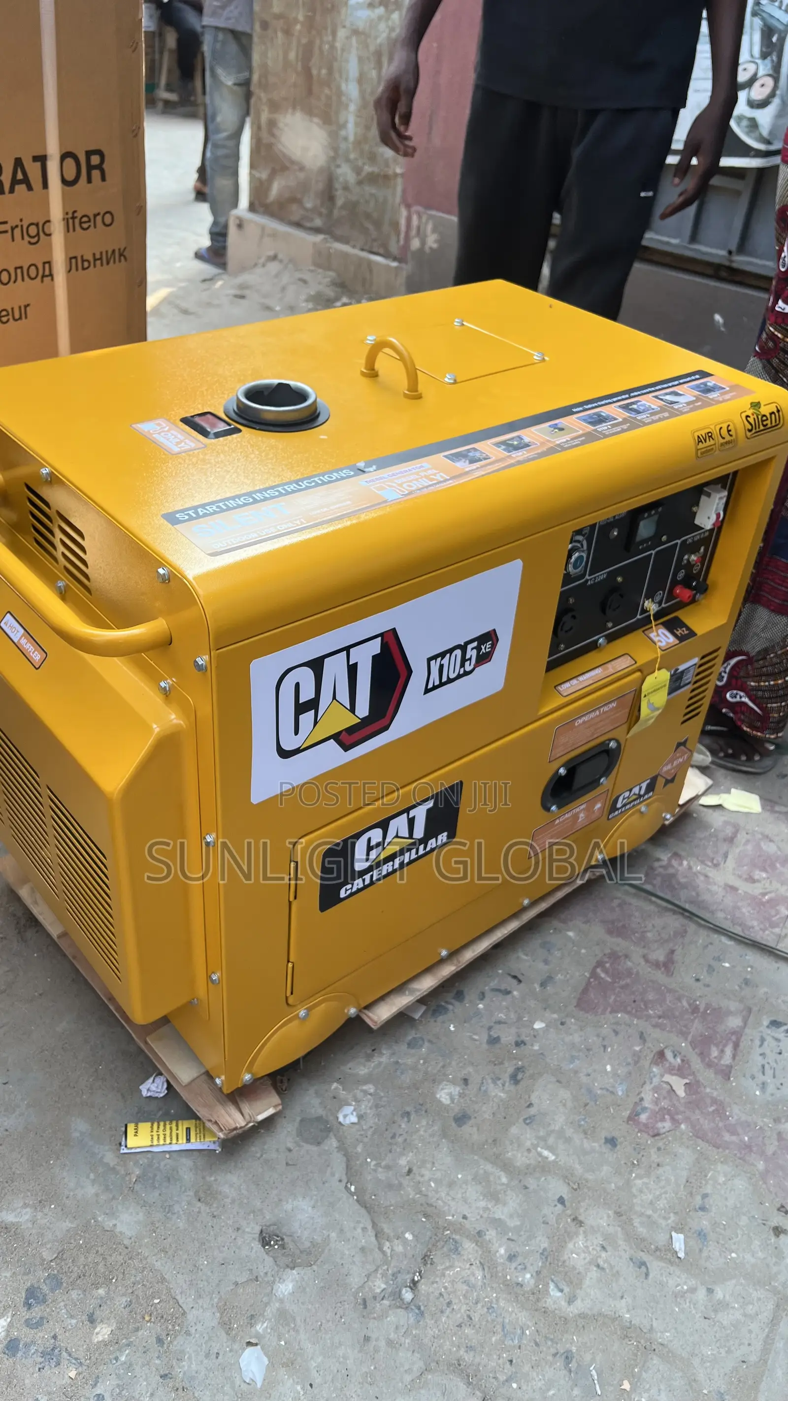 Cat Diesel Soundproof Gen 100% Copper 10kva
