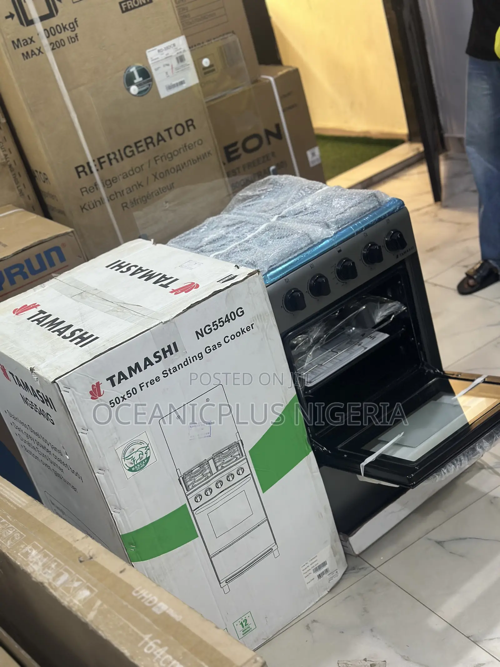 Tamashi Ng5540g Standard Kitchen Gas Cooker With 4 Burners