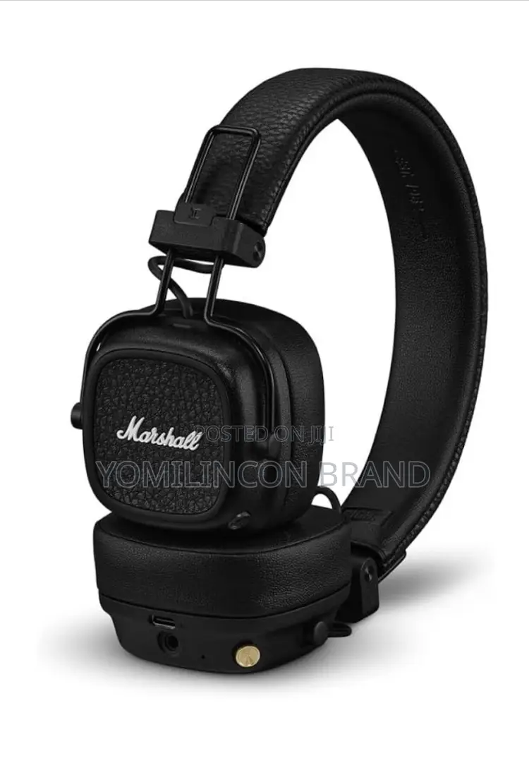 Marshall Major V On-ear Wireless Bluetooth Headphones - Black