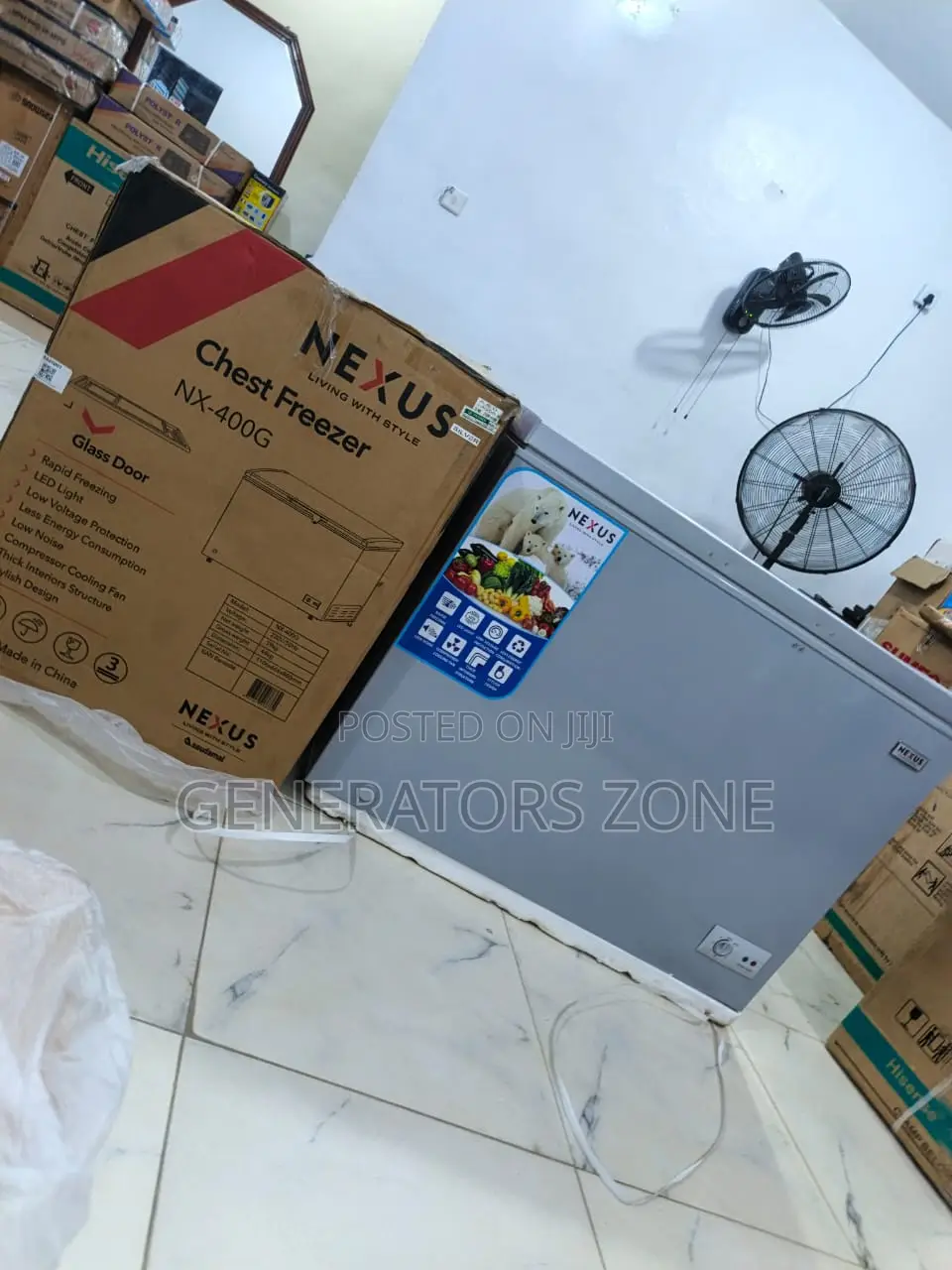 Nx-400g Upright Lid Chest Freezer 320l
