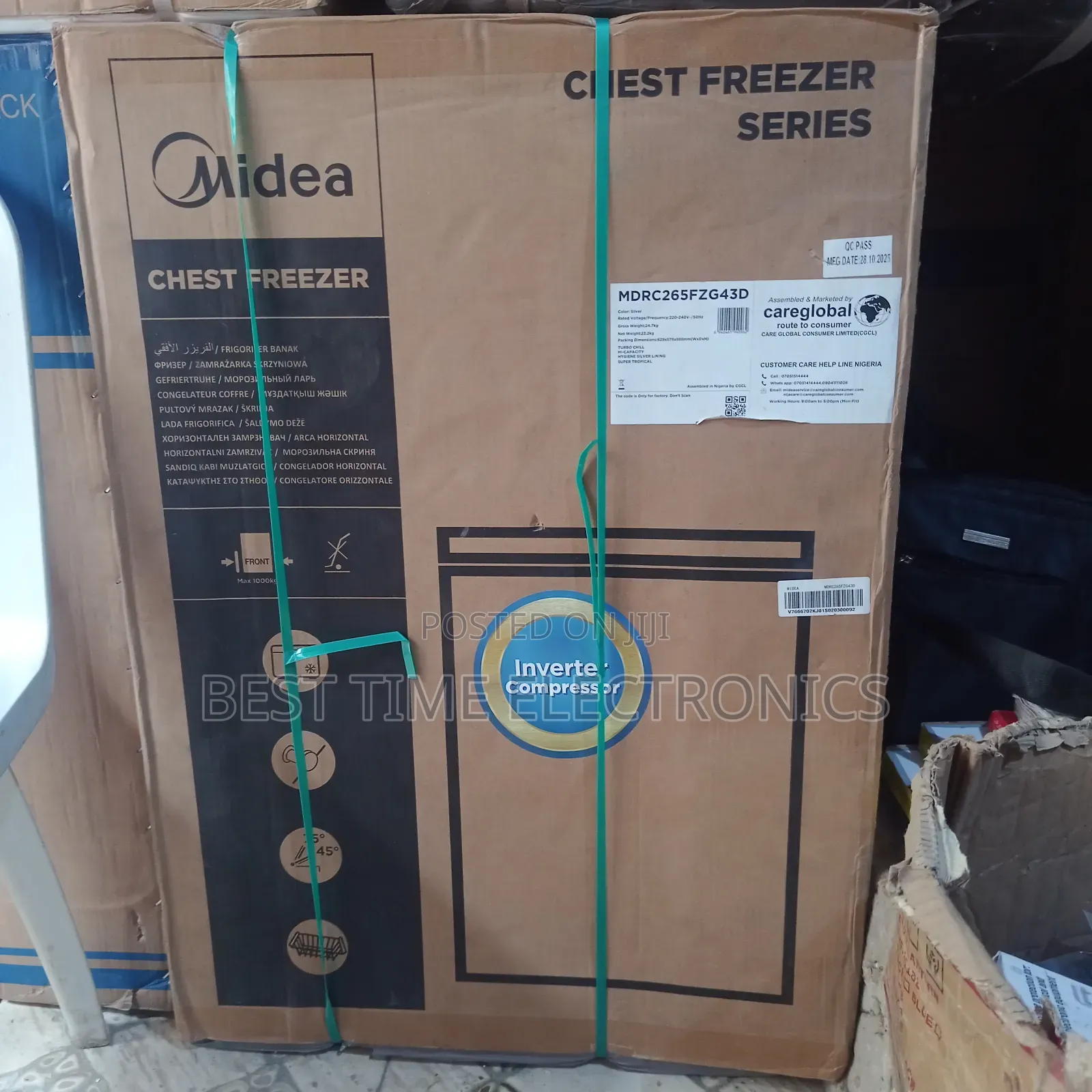 Midea 143l Inverter Chest Freezer