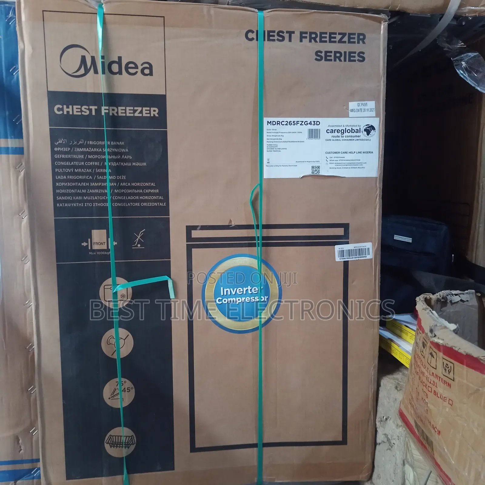 Midea 143l Inverter Chest Freezer