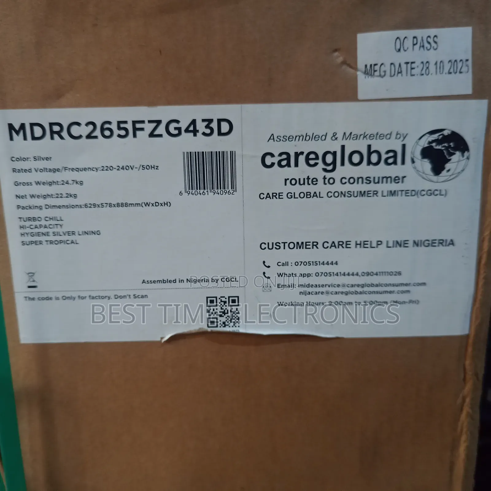 Midea 143l Inverter Chest Freezer