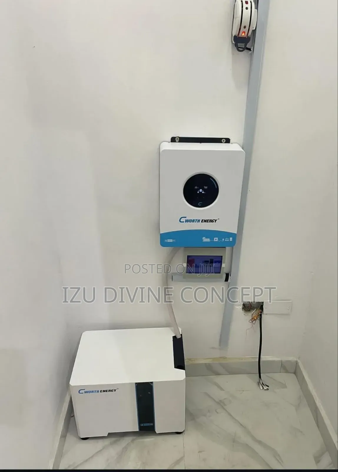 6kva Cworth Inverter Setup and 5kwh Lithium Battery Backup
