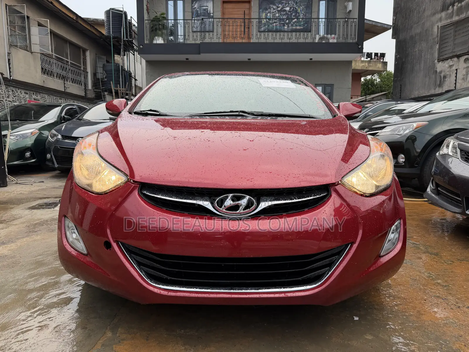 Hyundai Elantra Limited 2011 Red