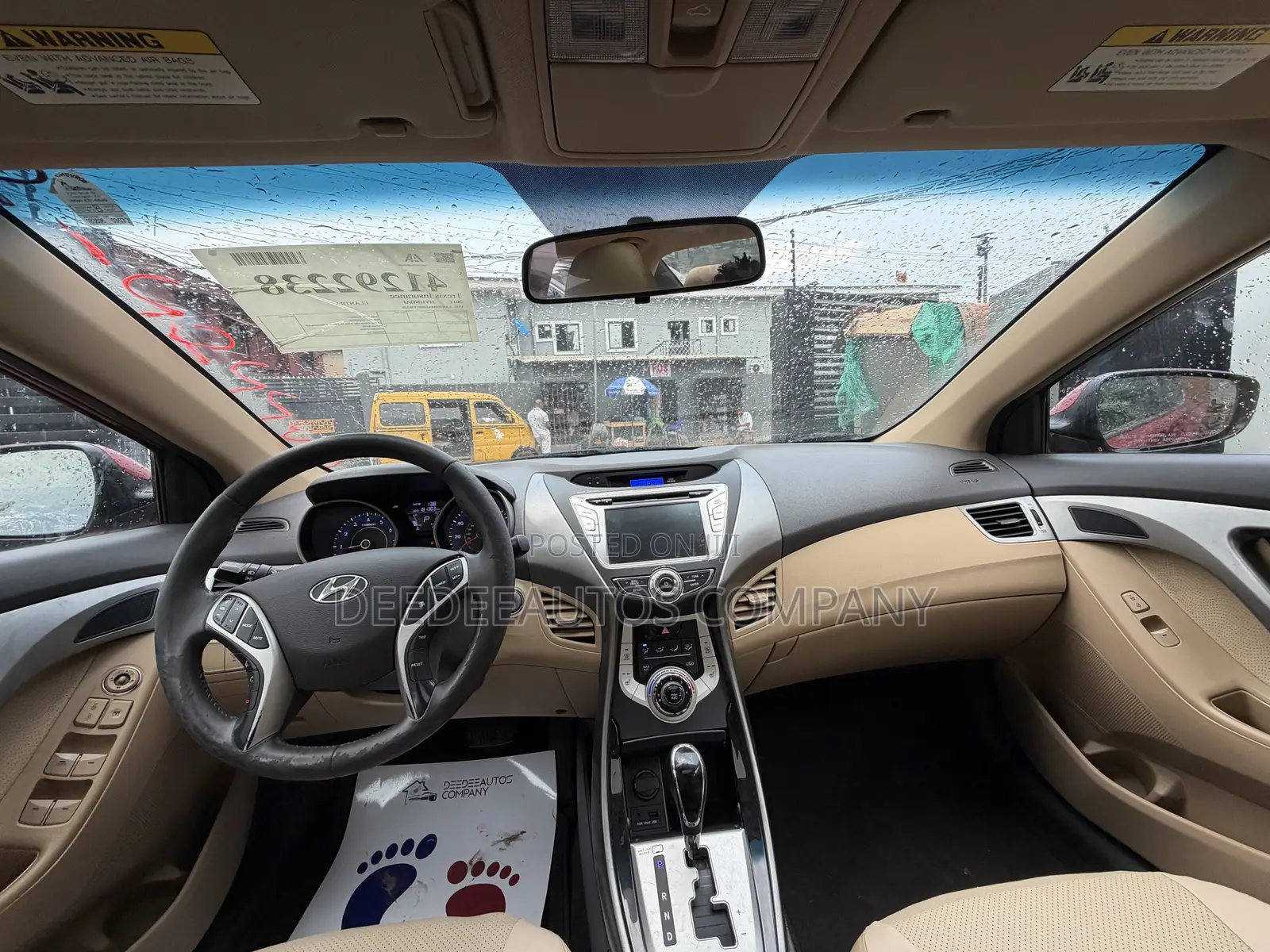 Hyundai Elantra Limited 2011 Red