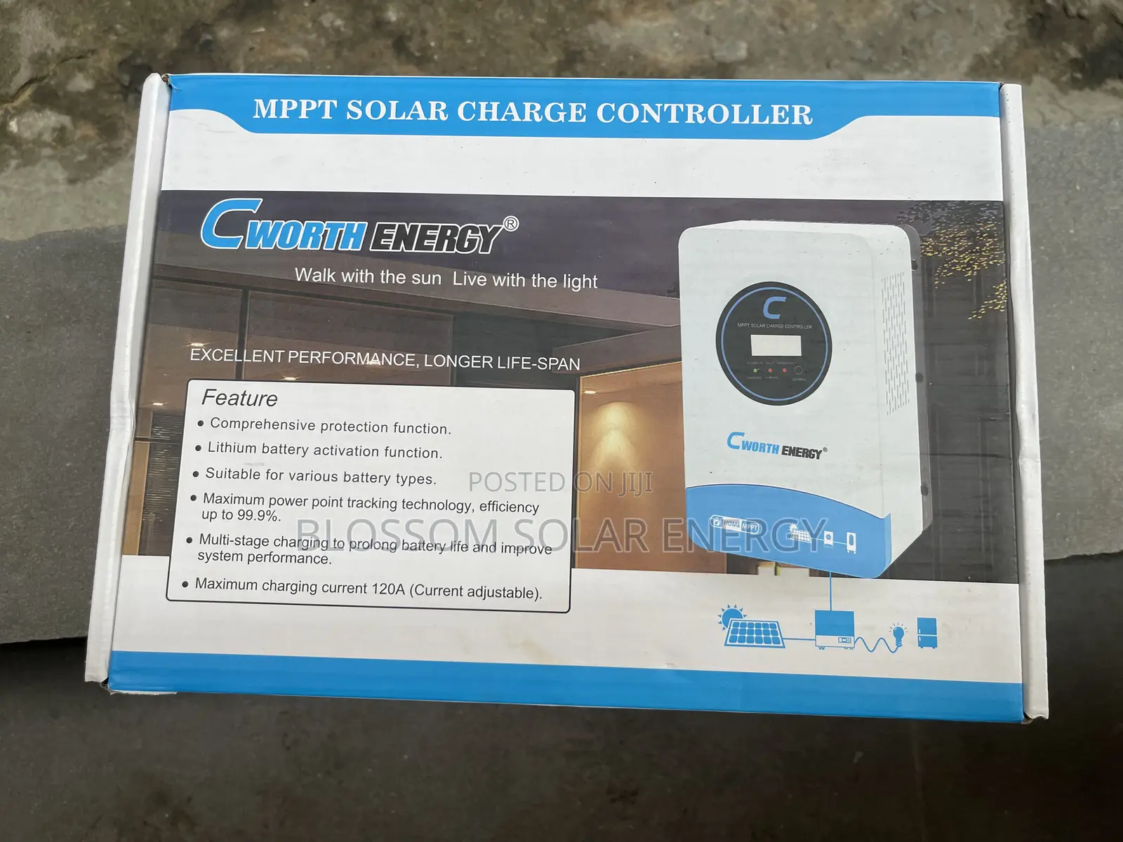 Cworth 120ah MPPT Charge Controller