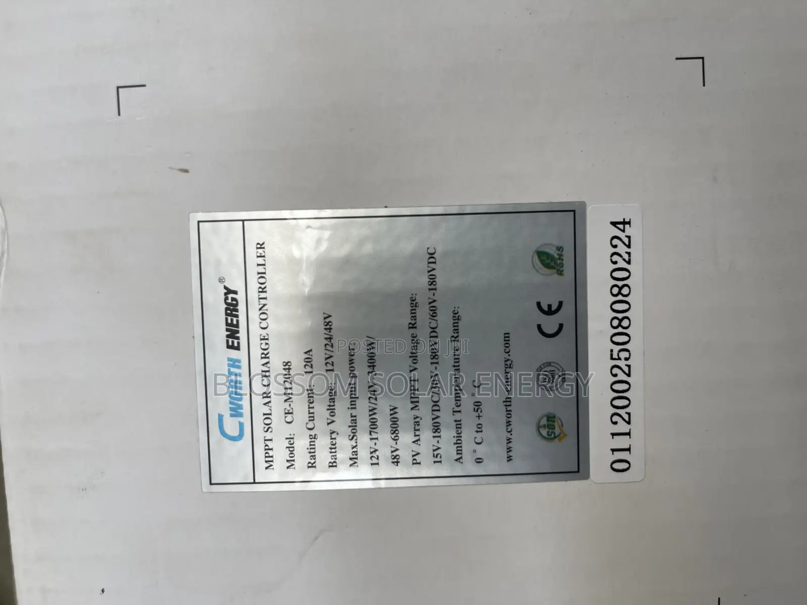 Cworth 120ah MPPT Charge Controller