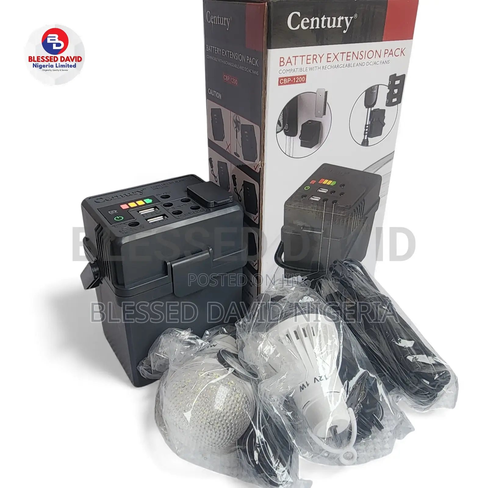 Century Battery Extension Pack For Rechargeable Dc / Ac Fans