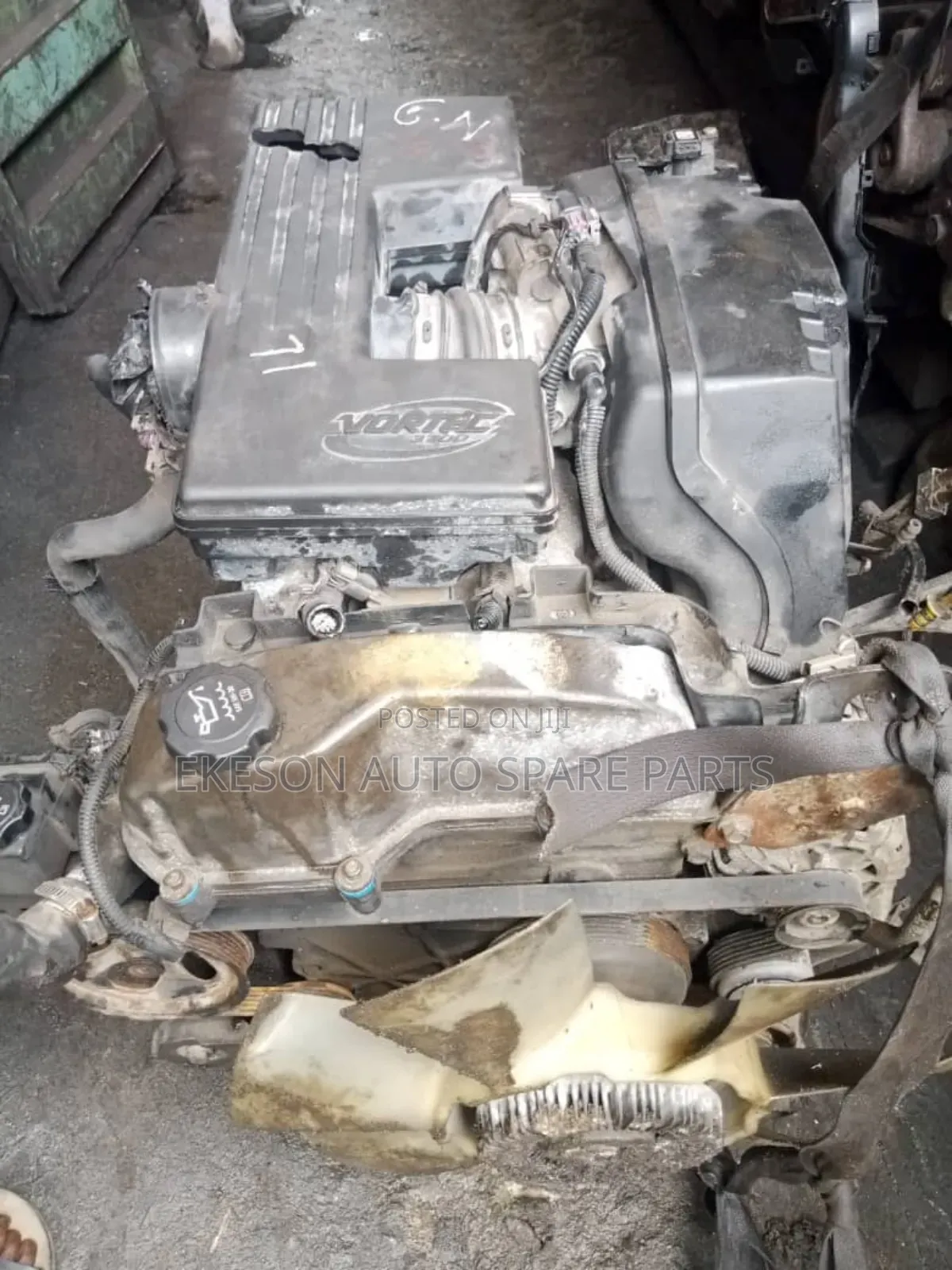 Complete Engine for Hummer 3 . Straight 5, Aluminum Top Cylinder