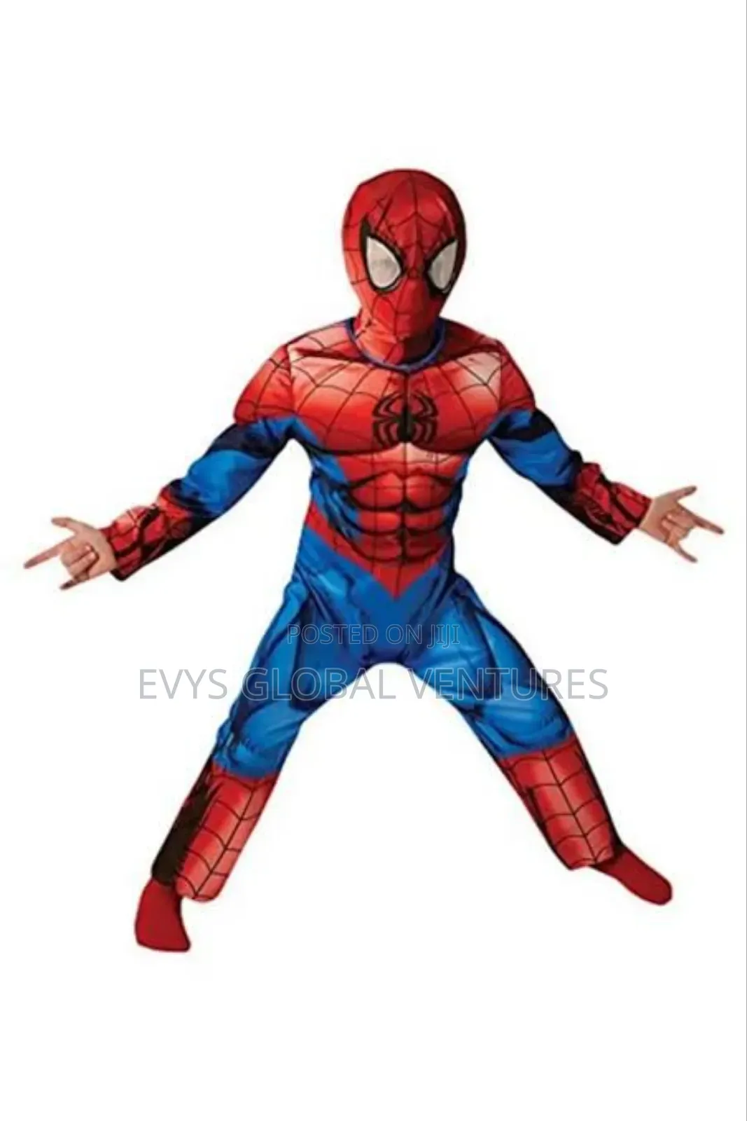 Padded Spider Man Costume With Mask for Kids