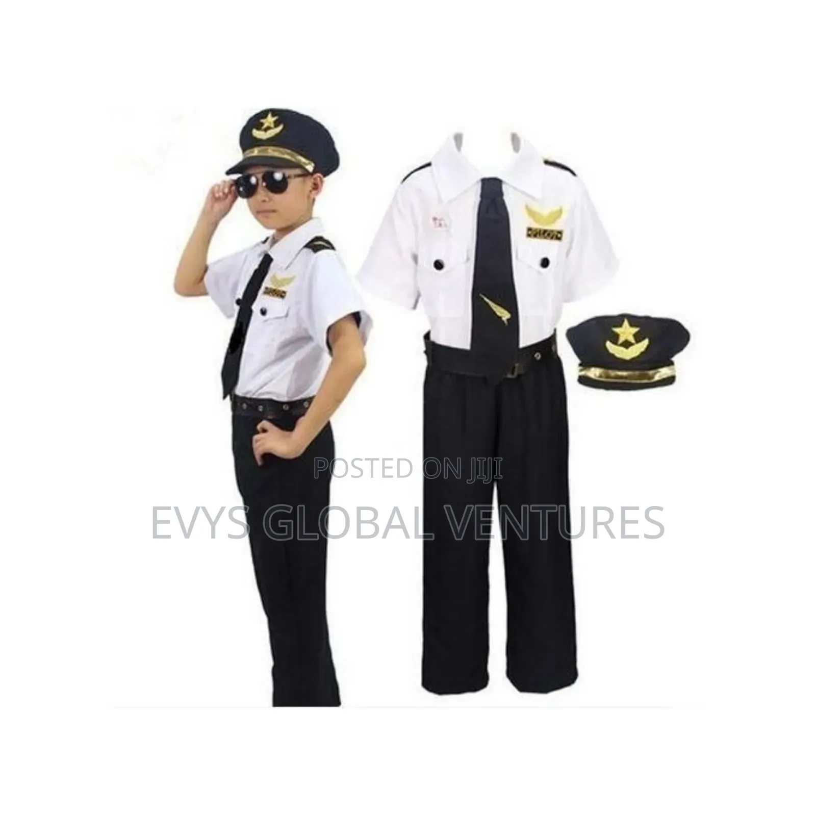 Kid's Pilot Costume With Accessories
