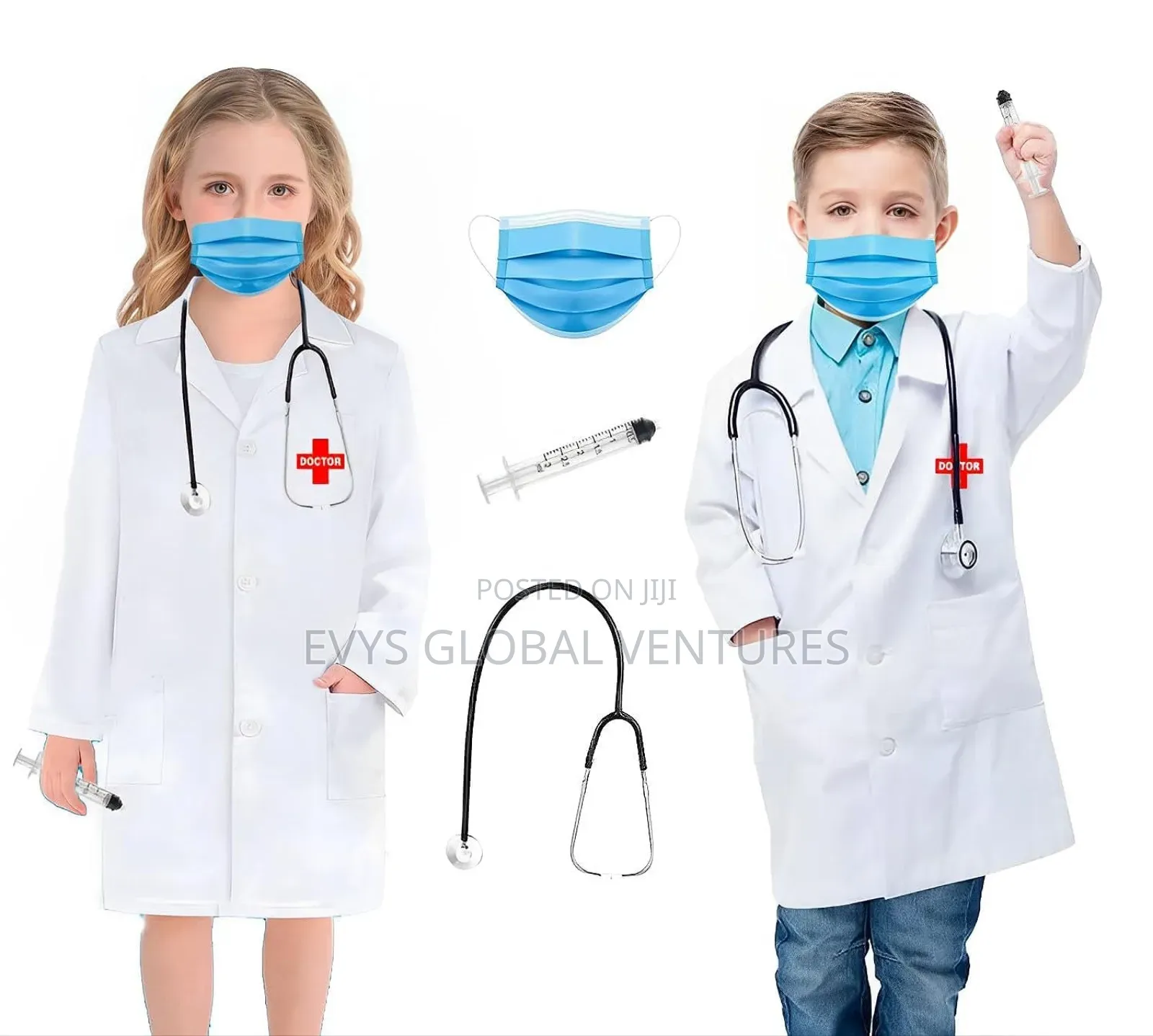 Kids Doctor Costume With Accessories