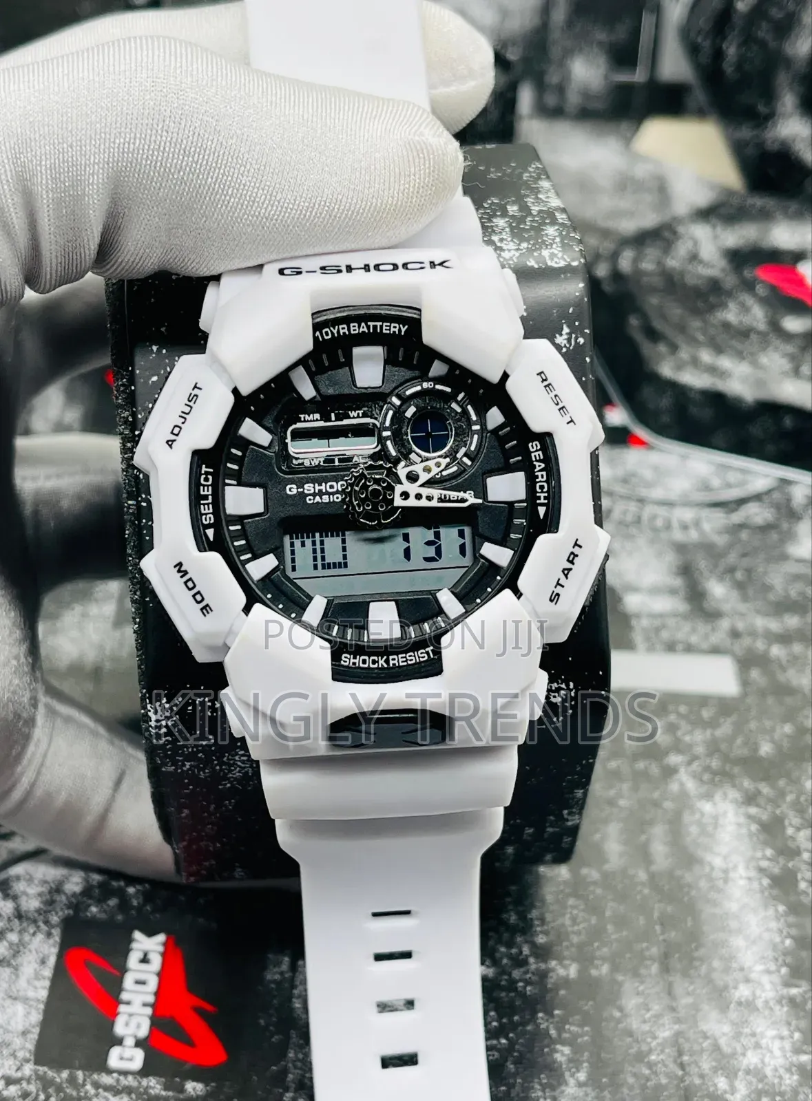 Dual Time Rubber G-Shock Wristwatch
