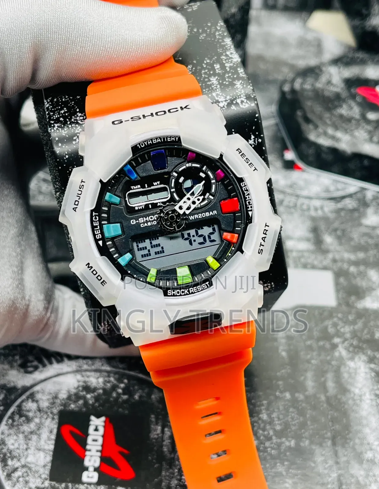 Dual Time Rubber G-Shock Wristwatch