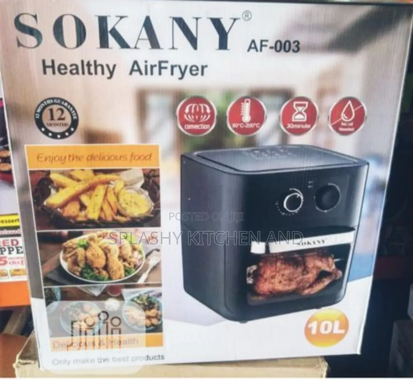 Sokany Electric 10 Litre Air Fryer