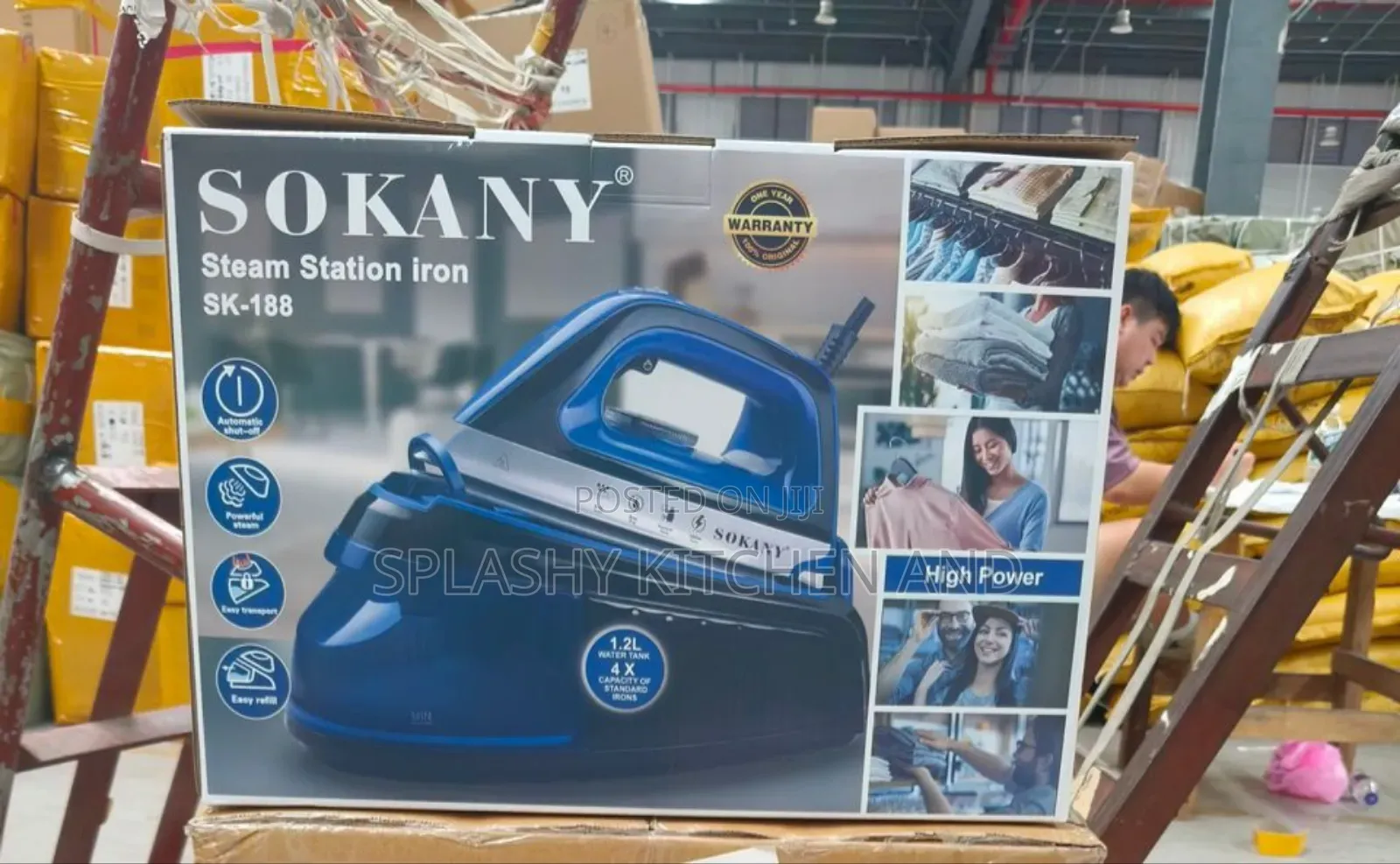Sokany Standard Pro Industrial Power Steam Generator Iron