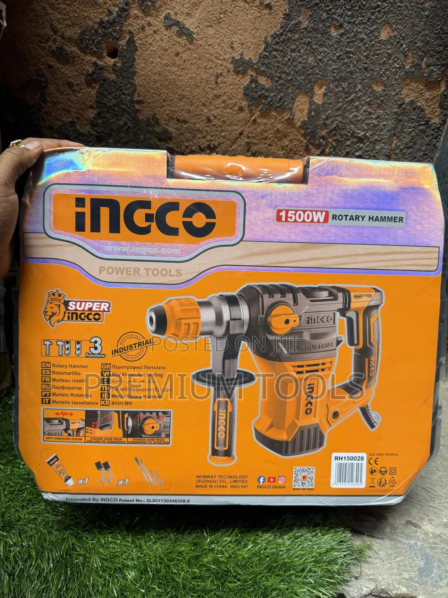Ingco 1500w Electrical Demolishing Rotary Hammer