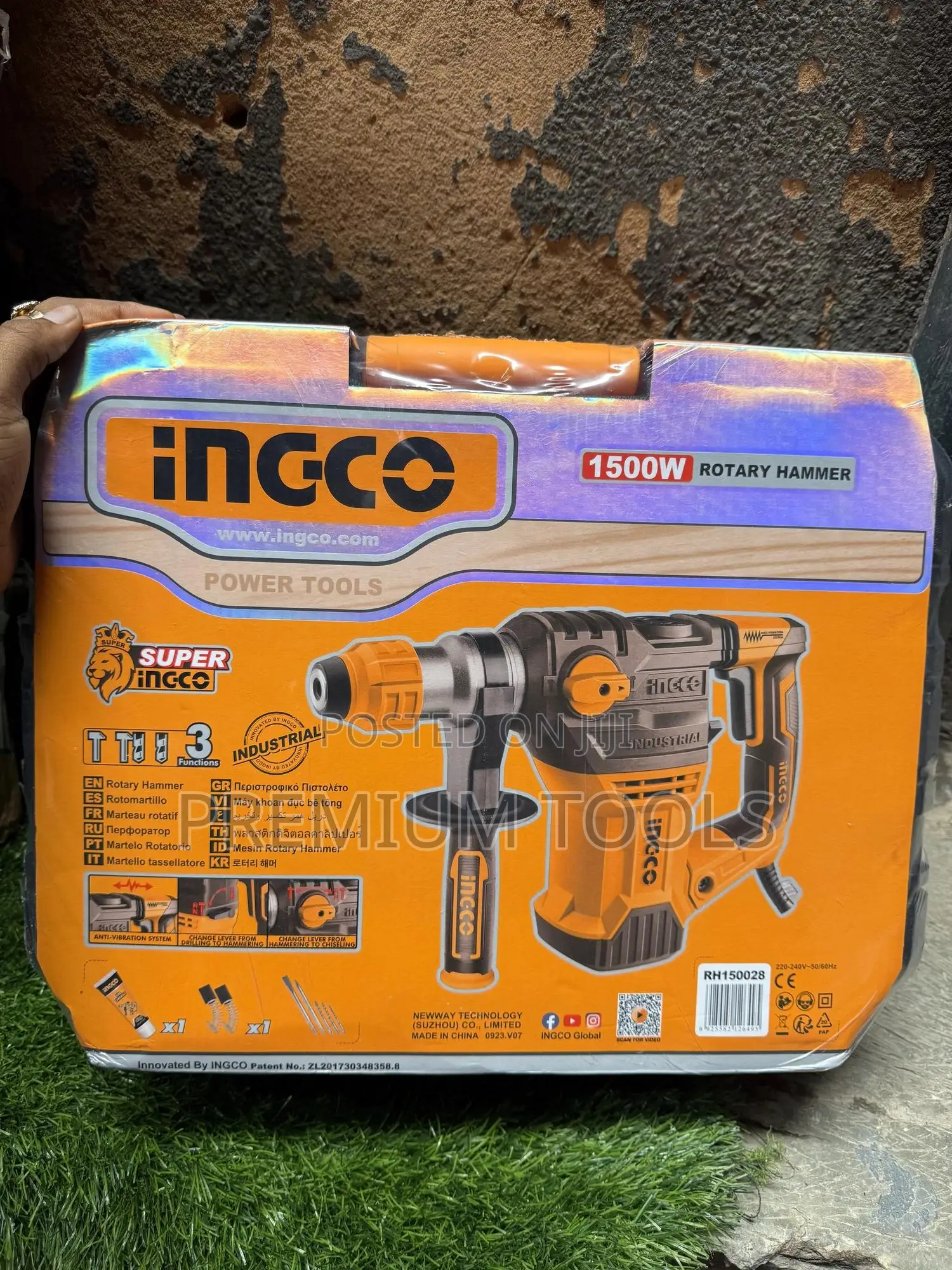 Ingco 1500w Electrical Demolishing Rotary Hammer