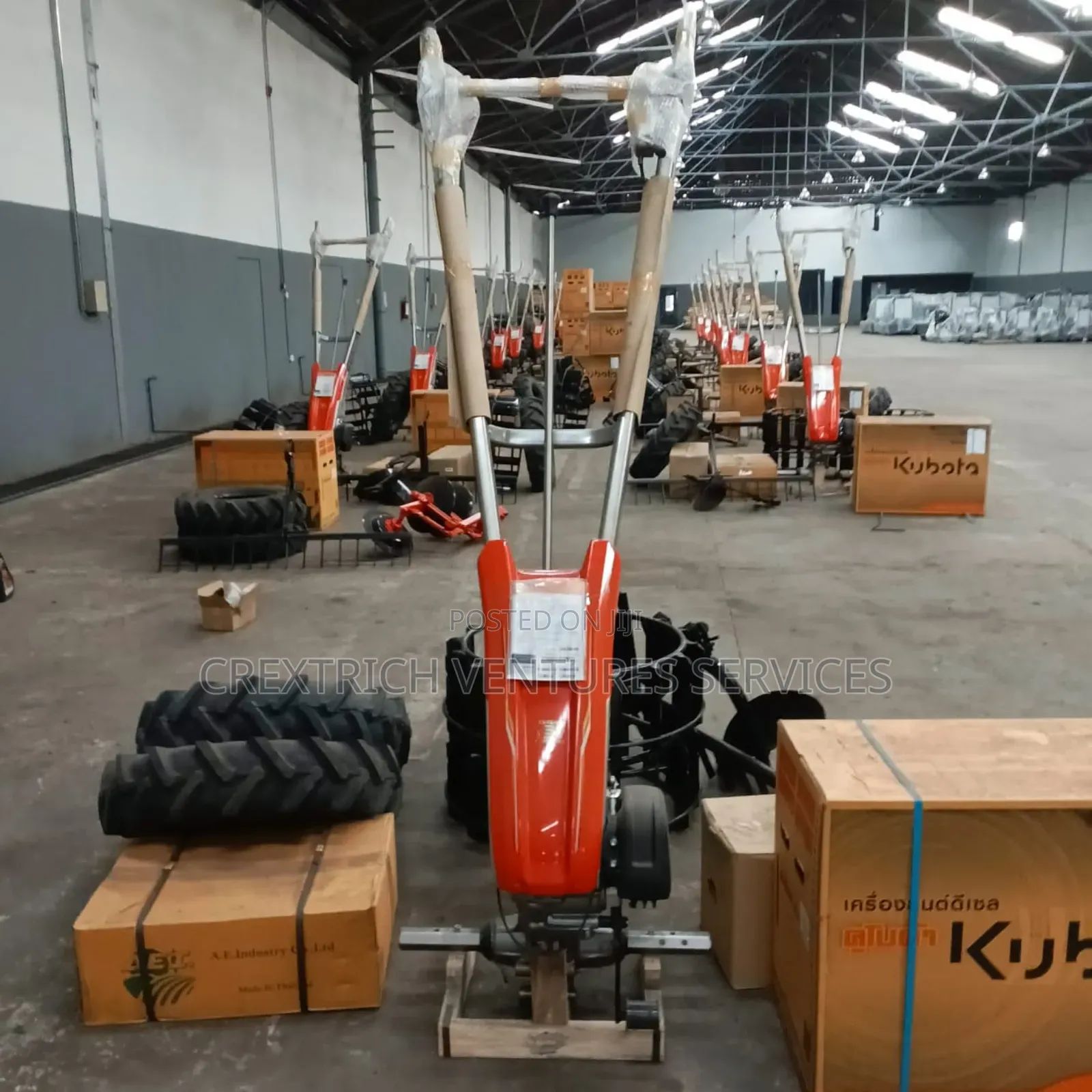 15 Hp Kubota Walking Hand Tractor