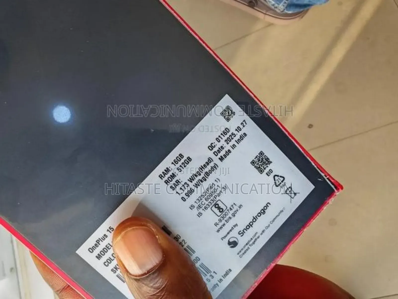New OnePlus 15 512 GB Black
