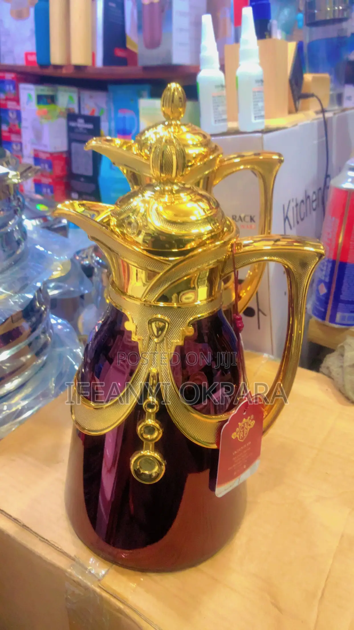 Luxury Coffee and Tea Pot With Pink Inner Glass 0.7 and 1.0 Litters