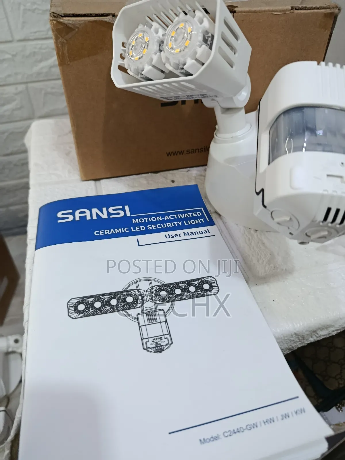 Sansi 18w Led Outdoor Flood Light (Dusk To Dawn Motion Sensor).