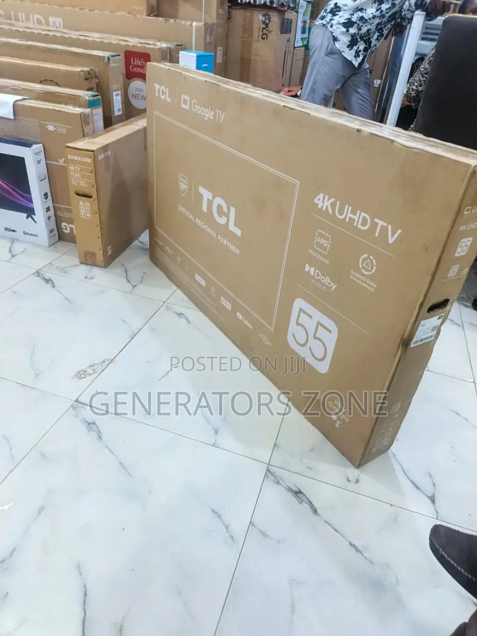 TCL 55v6b Google Smart Uhd Display