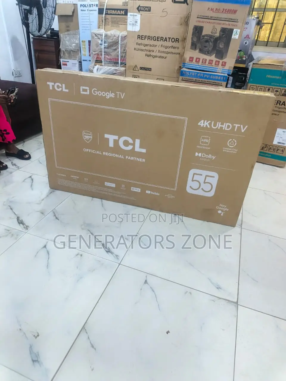 TCL 55v6b Ultra Hd Google Screen