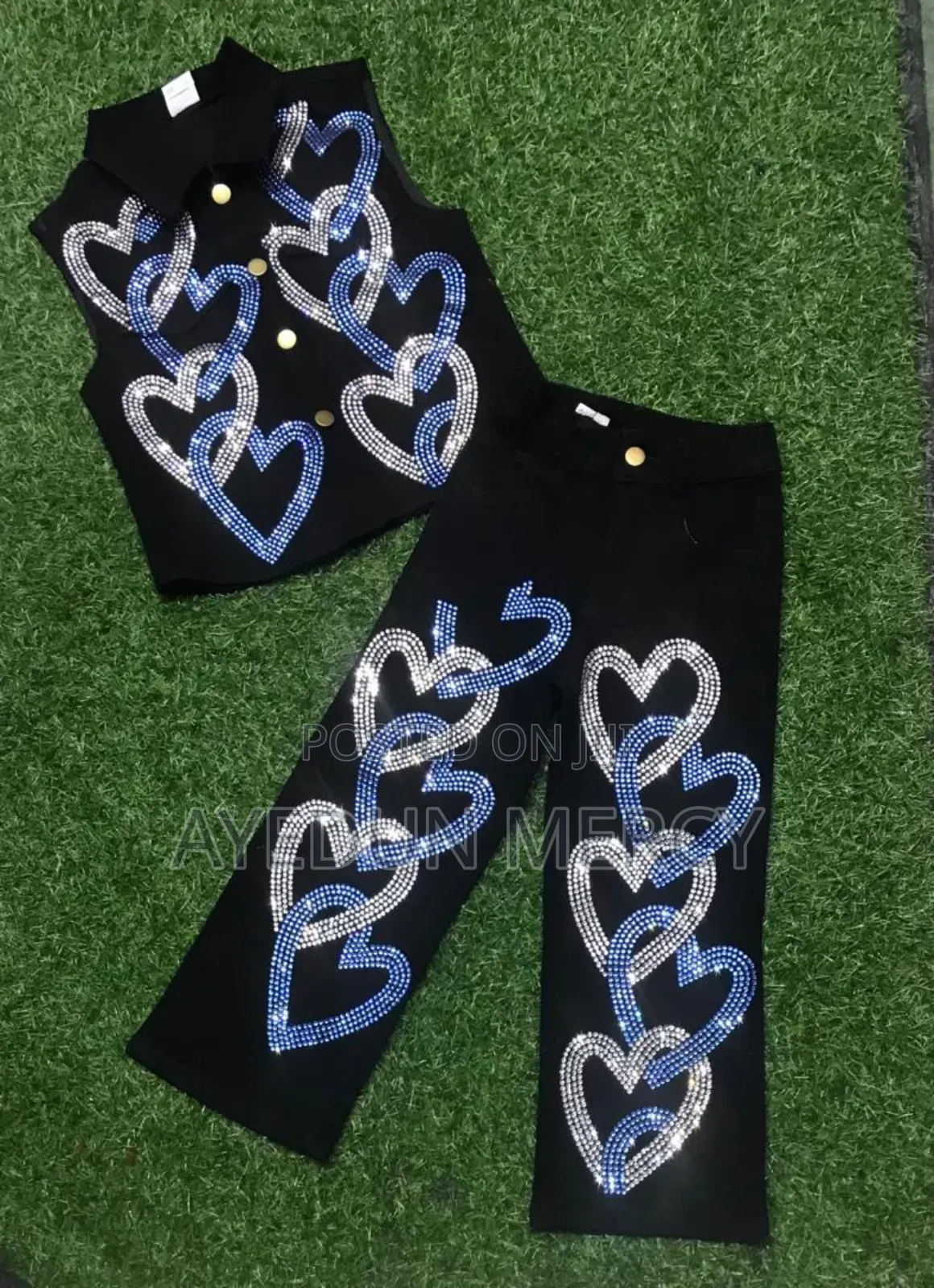 Luxury Girls 2pcs Denim
