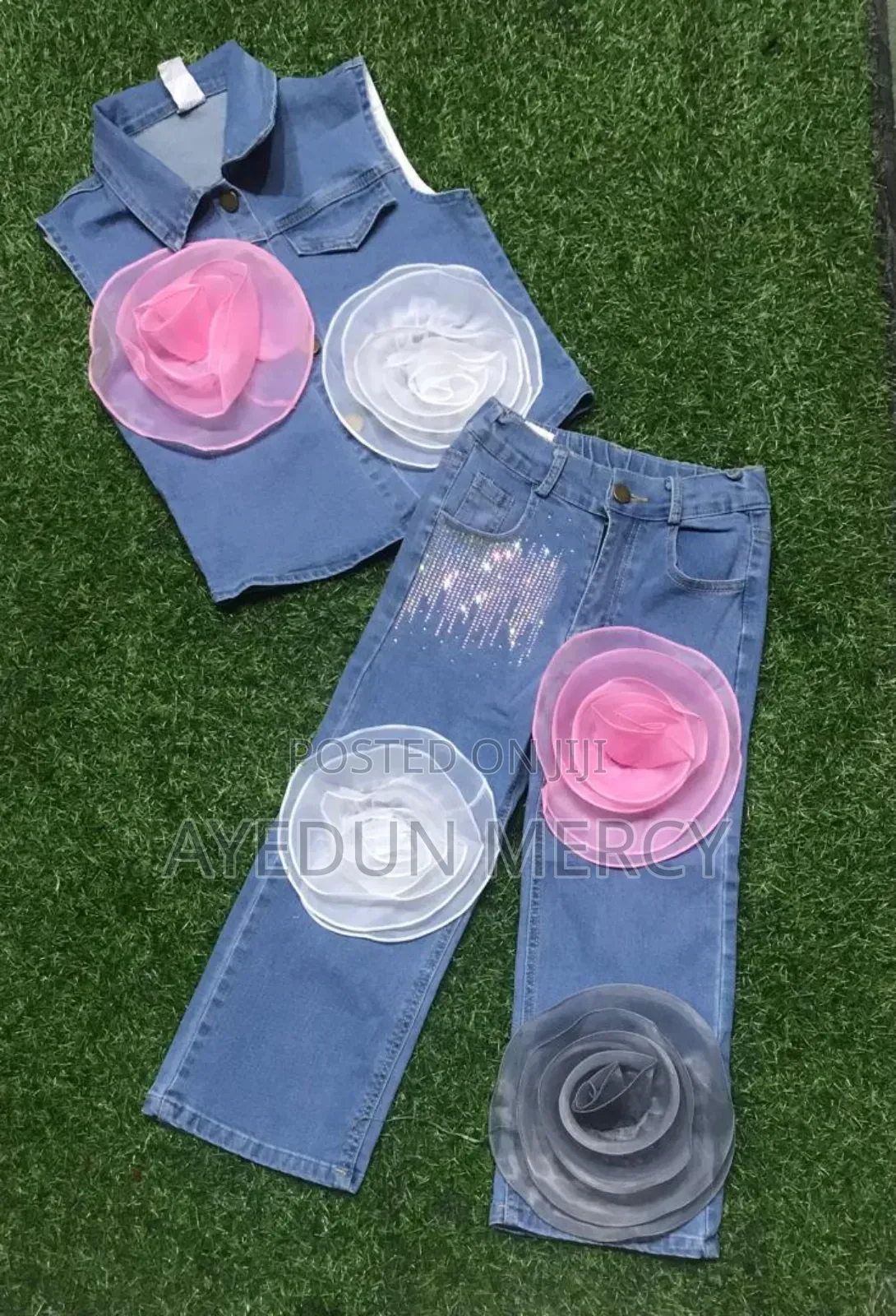 Luxury Girls 2pcs Denim