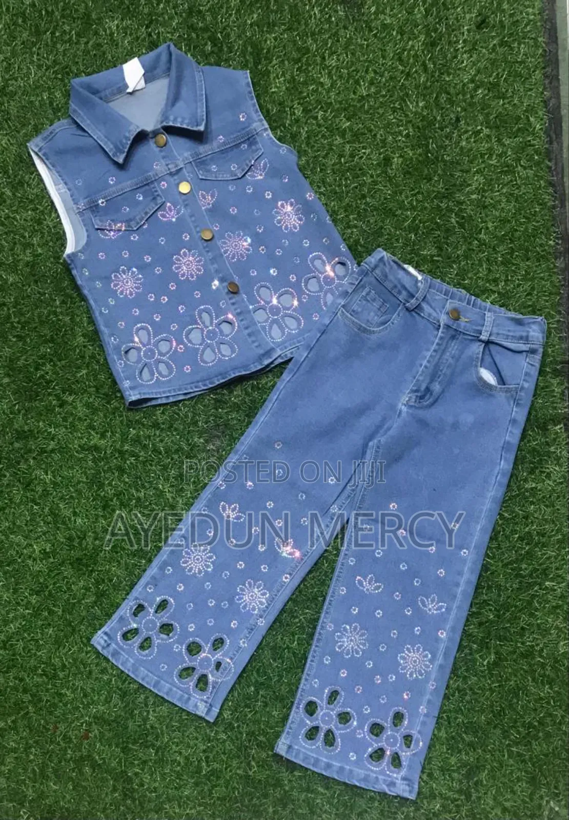 Luxury Girls 2pcs Denim