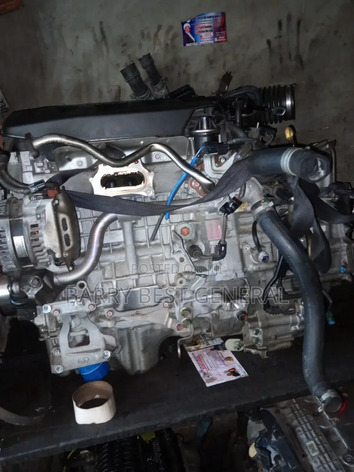 Engine Honda Accord With Gearbox 4 Plug Europe