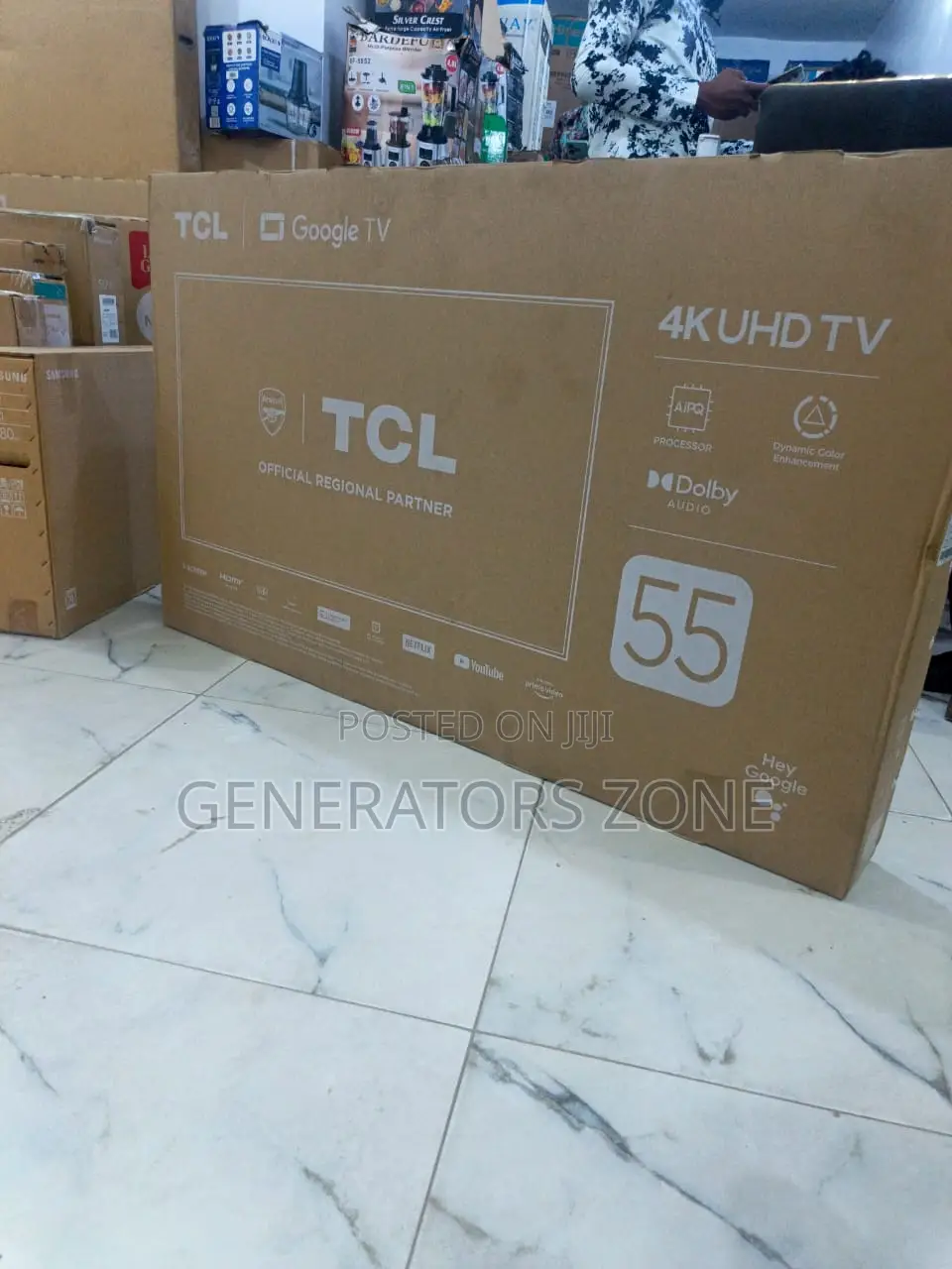 TCL 55v6b Uhd Google Series Television