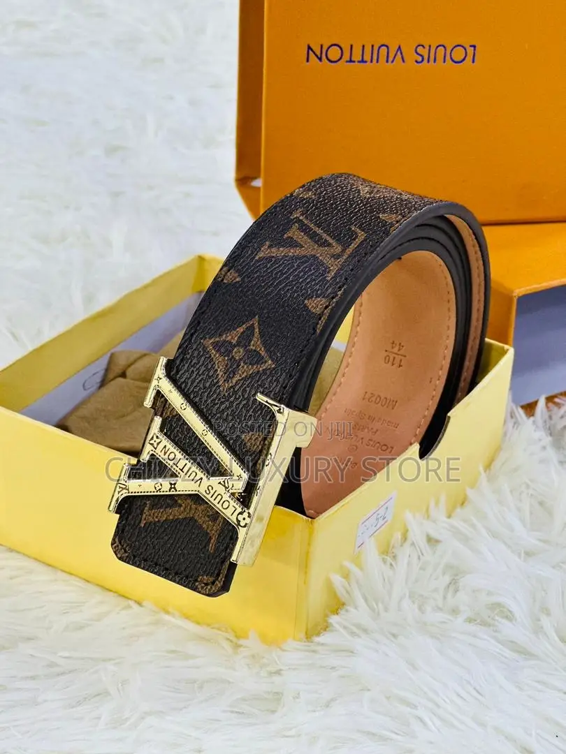 Louis Vuitton Quality Luxury Men Genuine Leather Belt