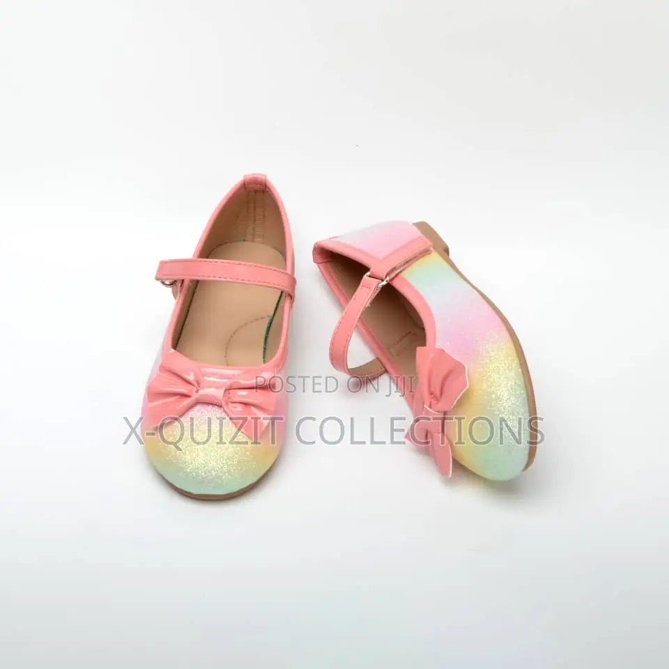 Cosy Susy Glitter Ombre Rainbow Flat Shoe (25-30)