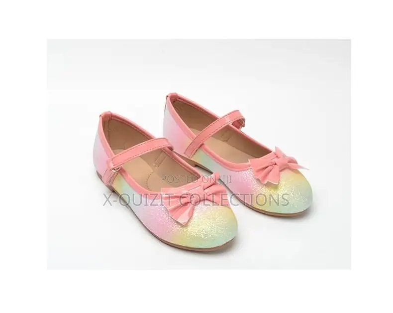 Cosy Susy Glitter Ombre Rainbow Flat Shoe (25-30)